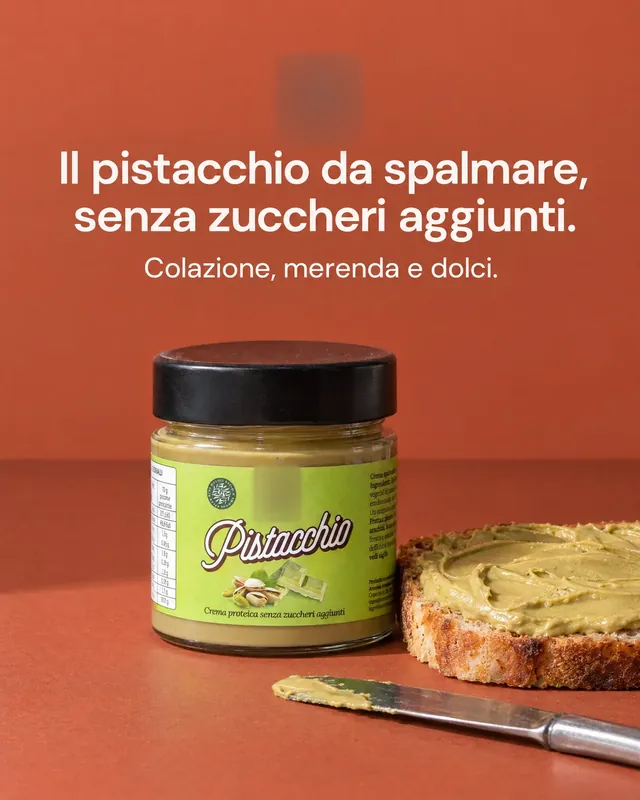 Spec ad concept: Pistachio spread, brand name and logo blurred